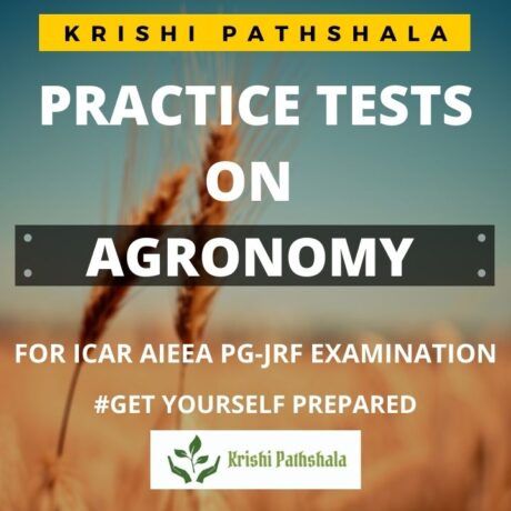 PRACTICE TEST FOR ICAR EXAM IN AGRONOMY 1