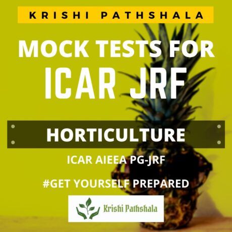 Mock Test ICAR JRF : Horticulture 1