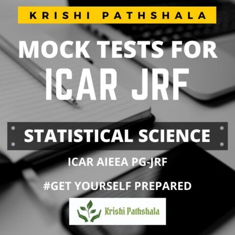 Mock Test ICAR JRF : Statistical Science 1