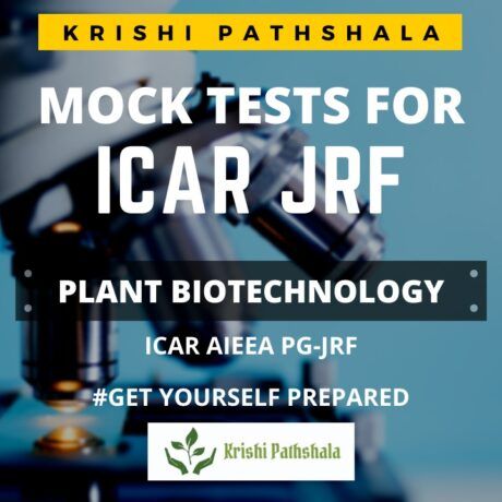 Mock Test ICAR JRF : Plant Biotechnology 6