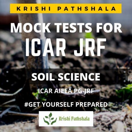 Mock Test ICAR JRF : Soil Science 1